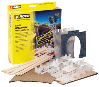 NOCH 61605 - TERRA-FORM Probepackung Die TERRA-FORM Probepackung enthält TERRA-FORM Material zum Ausprobieren des Systems. Durch die Zusammenstellung der Materialien in der Packung könne…