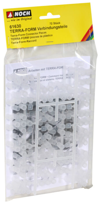 NOCH 61630 - Verbindungsteile Inhalt: Insgesamt 72 Teile: 18x Verbinder, 5-fach 14x Verbinder, 3-fach 8x Verbinder, 2-fach 8x Rund-Flach-Verbinder, 2-fach 24x Verbinder, 1-fach mi…