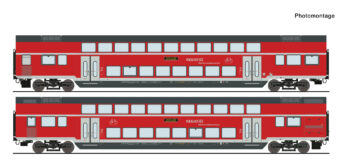 Roco 6200145 - 2-tlg. Set: Doppelstockwagen, DB AG