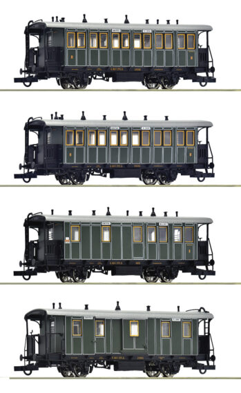 Roco 6200197 - 4er Set Personenzug Kbaystb