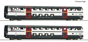 Roco 6200215 - 2er Set 1. Kl. Doppelstockwagen IC2000