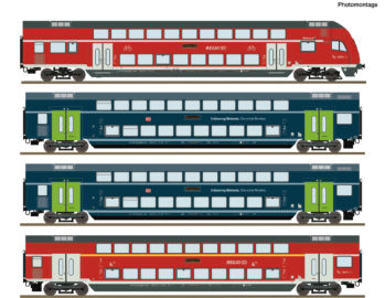 Roco 6210250 - 4er Set Dosto NAH.SH DB AG DCC