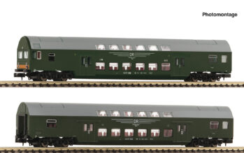 Fleischmann 6260041 - 2-tlg. Set 1: Doppelstockwagen, DR