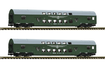 Fleischmann 6260042 - 2-tlg. Set 2: Doppelstockwagen, DR