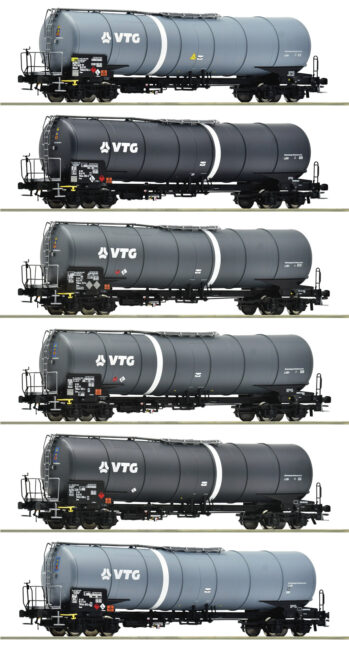 Roco 6600007 - 6-tlg. Display: Kesselwagen, VTG