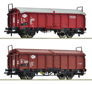 Roco 6600116 - 2er Set Schiebedachwag. MAV