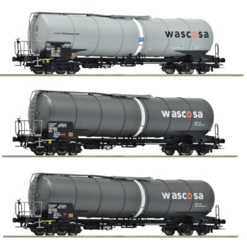 Roco 6600143 - 3-tlg. Set: Kesselwagen, Wascosa