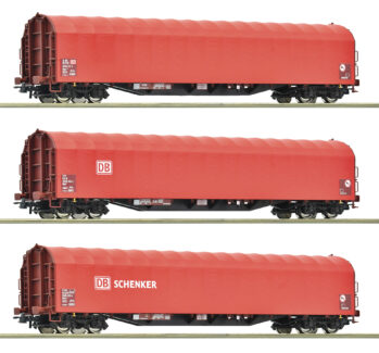 Roco 6600156 - 3-tlg. Set: Schiebeplanenwagen, DB AG