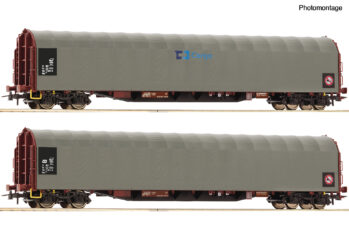 Roco 6600159 - 2er Set Schiebeplanenwag. CD C