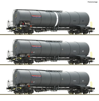 Roco 6600197 - 3er Set Kesselwagen Nacco