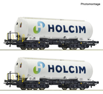 Roco 6600233 - 2er Set Silowagen Uacs Holcim