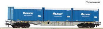 Roco 6600234 - Containertragwagen Sgns + Container Rexwal