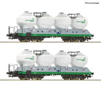 Roco 6600237 - 2er Set Silowagen Uacs