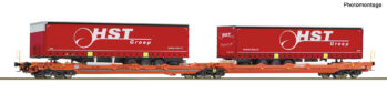 Roco 6600260 - Doppeltaschenwagen T3000e Wascosa+HST Trailer
