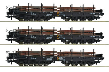 Roco 6600263 - 3er Set Schwerlastwagen NS+Brammen