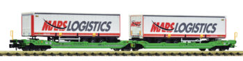 Fleischmann 6660102 - Doppeltaschen-Gelenkwagen T3000e
