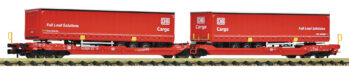 Fleischmann 6660103 - Doppeltaschenwagen T3000e DB-AG+DB Cargo