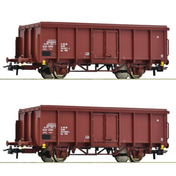 Roco 76006 - 2-tlg. Set: Offene Güterwagen, DR