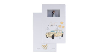 NOCH 99500 - Geschenkbox „Hochzeit” 9 cm x 15 cm, 2,5 cm hoch