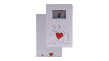 NOCH 99502 - Geschenkbox „Alles Liebe” 9 cm x 15 cm, 2,5 cm hoch