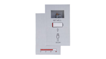 NOCH 99505 - Geschenkbox „Gute Besserung” 9 cm x 15 xm, 2,5 cm hoch