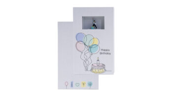 NOCH 99507 - Geschenkbox „Happy Birthday” 9 cm x 15 cm, 2,5 cm hoch