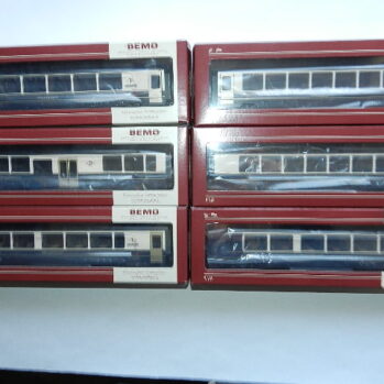 Bemo 6 Wagen "GoldenPass Express" 324301 324311 3247321 324331 324341 324351 Spur H0m