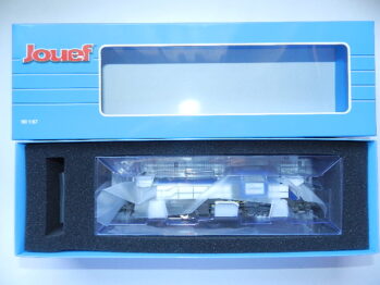 Jouef HJ2471  S EUROPORTE, dieselelektrische Lokomotive des Typs Vossloh DE 18, silber/blaue Farbgebung, Ep. VI Sound