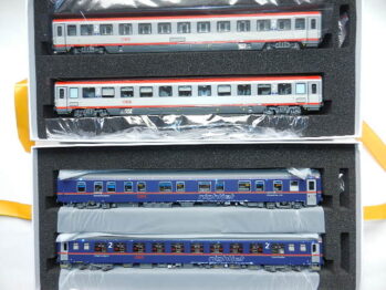 LS Models LS97033 - 4er Set Nachtzugwagen ÖBB NJ, Ep.VI, NJ408, Set I - Lemke-Sonderserie