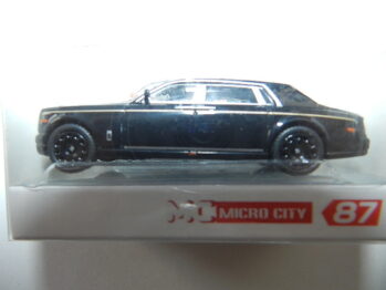 Herpa 87MC000063 - MicroCity: Rolls Royce Phantom, schwarz