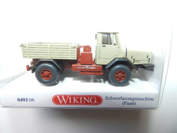 Wiking 0493 06  Schwerlastzugmaschine (Faun) - olivgrau 049306
