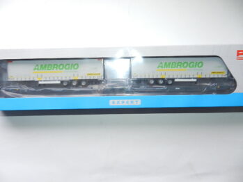 Piko  24635 Taschenwagen T3000e Cemat mit 2 "Ambrogio" Trailern Ambrogio