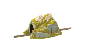 NOCH 02221 - Tunnel 1-gleisig, gerade 34 x 25 cm, 19 cm hoch Durchfahrtshöhe 9,3 cm