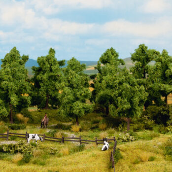 NOCH 24602 - Laubbäume 6 Stück, 14 - 18 cm hoch