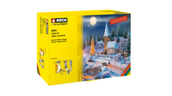 NOCH 60815 - Perfekt-Set “Winter-Landschaft” Inhalt: Start-Set Schneeflocken beinhaltet: 50 g Schnee-Kleber, 25 g Schneeflocken und Gras-Spritzdose (Art.-Nr. 07065), Schnee-Paste, 250 ml (Art.-N…
