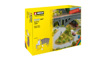 NOCH 60817 - Perfekt-Set “Straße” Inhalt: Straßenbau-Strukturfarbe, Asphalt grau, 250 ml (Art.-Nr. 60825), Straßenbau-Farbroller, 50 mm breit (Art.-Nr. 60829), Start-Set Straßenmarkie…