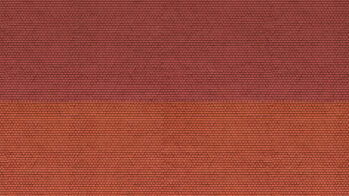 NOCH 56970 - 3D-Kartonplatte “Biberschwanz” rot, 25 x 12,5 cm