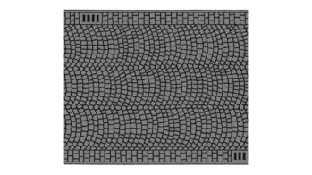 NOCH 60722 - Kopfsteinpflaster 100 x 6,6 cm
