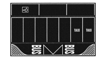 NOCH 60718 - Parkplatz Asphalt, 2 Stück, je 22 x 14 cm