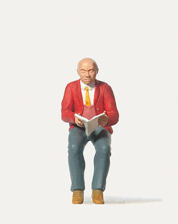 Merten 240001 - Sitzender Zeitungsleser