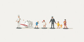 Merten 272203 - Eisverkäufer, Passanten