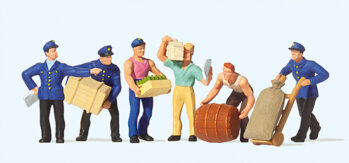 Preiser 10016 - H0 Güterbodenpersonal