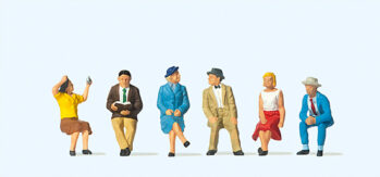 Preiser 10021 - H0 Sitzende Personen