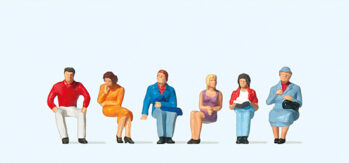 Preiser 10095 - H0 Sitzende Personen