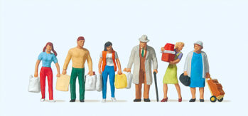 Preiser 10121 - H0 Einkaufende