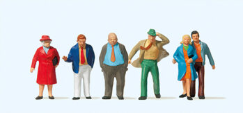 Preiser 10124 - H0 Passanten