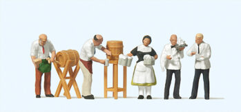 Preiser 10210 - H0 Wirte, Kellner, Bedienung