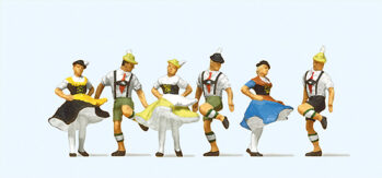 Preiser 10240 - H0 Schuhplattler