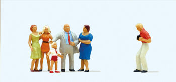 Preiser 10278 - H0 Familie Krause wird fotografiert