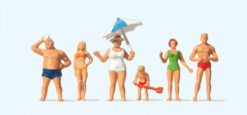 Preiser 10283 - H0 Familie Krause am Strand